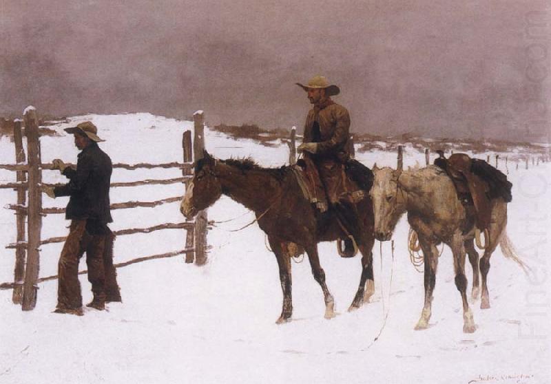 The Fall of the Cowboy, Frederick Remington